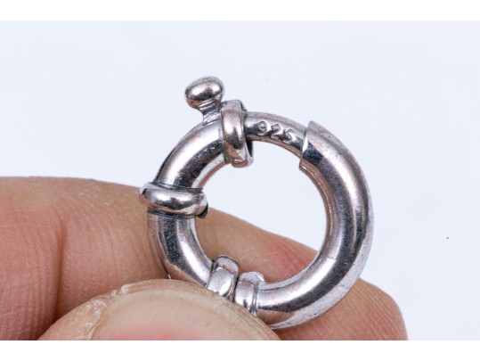 Sterling Silver Twist Link Bracelet