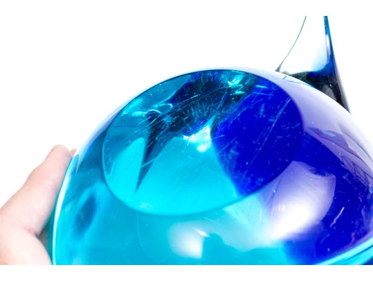 Attrib. Livio Seguso (Italy, B.1930) Pair Of Murano Glass Penguin Figures