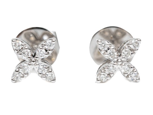 14k White Gold Beautiful Diamond 