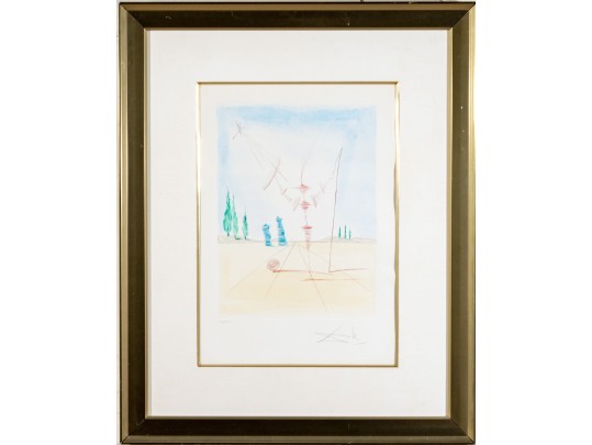 Salvador Dali (France, Spain, 1904-1989) Limited Edition Etching, Sancho Panza 