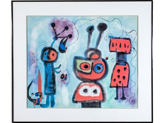 Joan Miro (Spain/France, 1893-1983) Fine Art Print, 