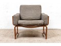 Sven Ivar Dysthe, Mid Century Modern Rosewood Upholstered Armchair