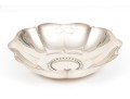 Tiffany & Co. Sterling Silver Striking Vintage Flower Motif Bon Bon Bowl, Circa 1941