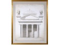 Restoration Hardware Architectural Print Handsomely Framed