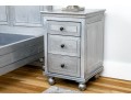 Chic Pair Of Restoration Hardware Metallic Wrapped End Tables
