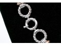 Sterling Silver Twist Link Bracelet