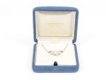 Mikimoto Lovely Sterling Silver And Cultured Pearl Set Butterfly Necklace, With Box
