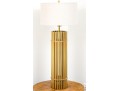 Luxurious Modern Tubular Brass Table Lamp
