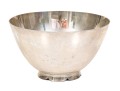Tiffany & Co. Sterling Silver Striking Vintage Contemporary Motif Scalloped Footed Bowl