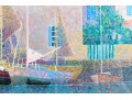 Andre Bourrie (France, 1936-2017) Serigraph, Sailboats On The Quay