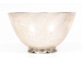 Tiffany & Co. Sterling Silver Striking Vintage Contemporary Motif Scalloped Footed Bowl