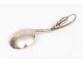 O. Mogensen Sterling Silver Beautiful Ornamental Spoon, 4 3/4