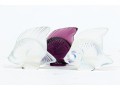 Group Of Three French, Lalique Small  Glass Angel Fish