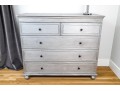 Chic Restoration Hardware Metallic Wrapped Dresser Chest