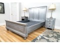 Chic Restoration Hardware Metal Wrapped Full Sized Bed Frame