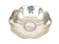 Tiffany & Co. Sterling Silver Striking Vintage Flower Motif Bon Bon Bowl, Circa 1941