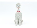 Adorable Large Mid Century Italian Majolica Poodle
