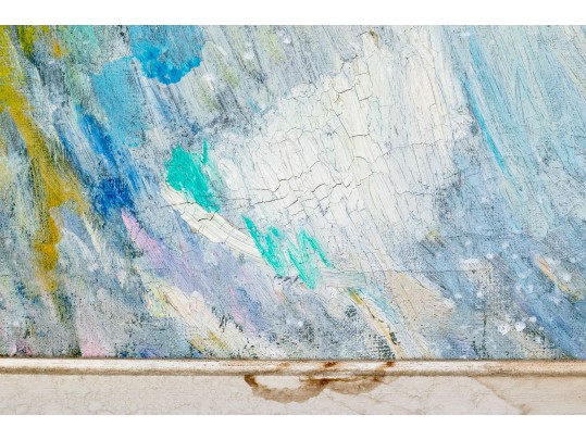 William Malherbe (French, 1884-1951) Oil On Canvas Floral Still Life