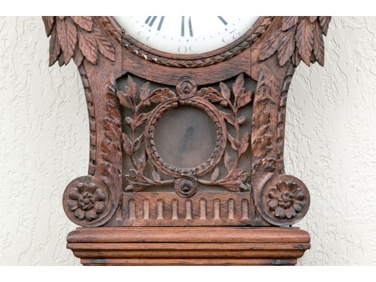 Antique 18th C. Country French Tall Case Clock