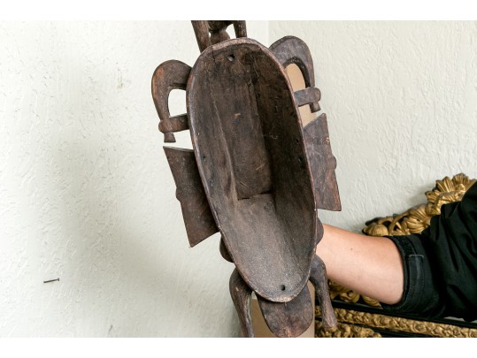 Collection Of Six African Carved Tribal Masks