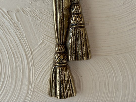 Pair Of French Louis XVI Style Gilt Brass Wall Sconces