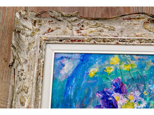 William Malherbe (French, 1884-1951) Oil On Canvas Floral Still Life