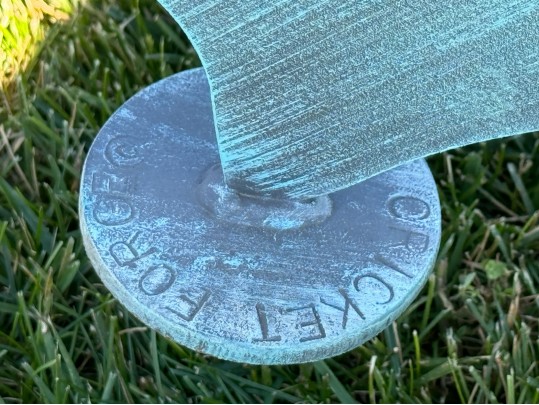 Cricket Forge Sculptural Butterfly Bench (Retail $3,699)