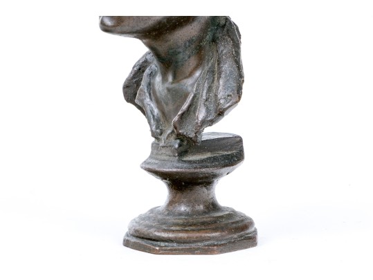 Bronze Figural Bust Attributed To Giovanni De Martino (Italian, 1870-1935)