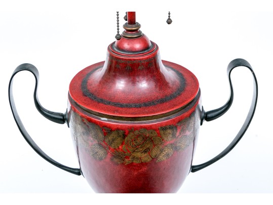 Fabulous Tole Urn Form Table Lamp