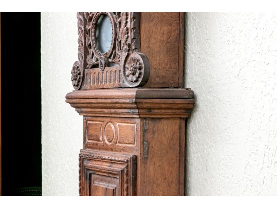 Antique 18th C. Country French Tall Case Clock