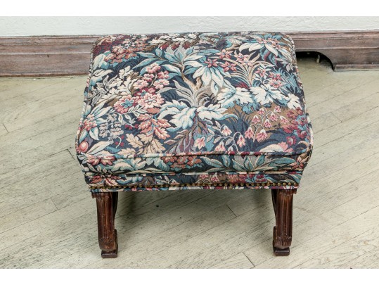 French Louis XIV Style Upholstered Bench