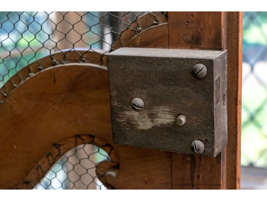 French Country Carved Fruitwood Bookcase