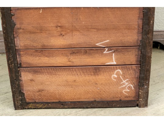 Antique Gilt Gesso And Wood Framed Mirror