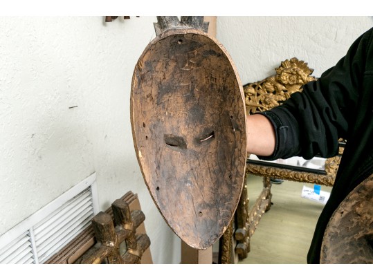 Collection Of Six African Carved Tribal Masks