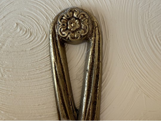 Pair Of French Louis XVI Style Gilt Brass Wall Sconces