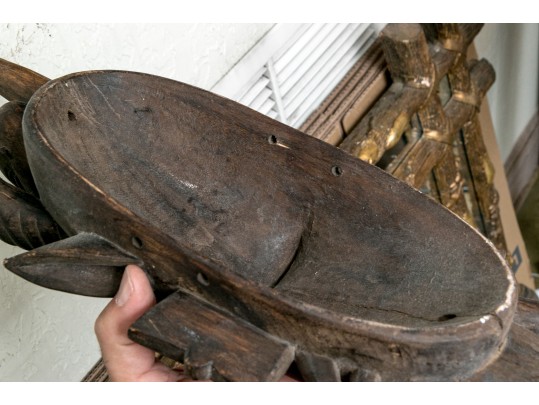 Collection Of Six African Carved Tribal Masks