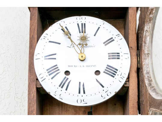 Antique 18th C. Country French Tall Case Clock