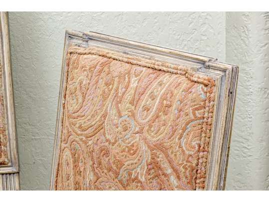 Set Of Four Louis XVI Style Upholstered Side Chairs