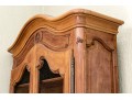 French Country Carved Fruitwood Bookcase
