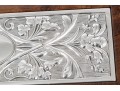 Hazorfim Sterling Silver Inlaid Burled Tea Box