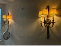 Pair Of French Louis XVI Style Gilt Brass Wall Sconces