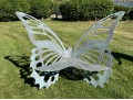 Cricket Forge Sculptural Butterfly Bench (Retail $3,699)