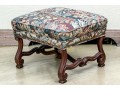 French Louis XIV Style Upholstered Bench