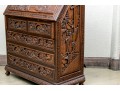 Ornate Carved Chinoiserie Secretary