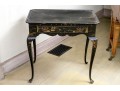 20th C. Chinoiserie Lacquered Tray Top Table
