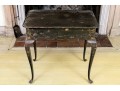 20th C. Chinoiserie Lacquered Tray Top Table