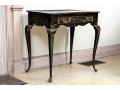 20th C. Chinoiserie Lacquered Tray Top Table