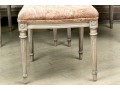 Set Of Four Louis XVI Style Upholstered Side Chairs