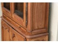 French Country Carved Fruitwood Bookcase