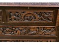 Ornate Carved Chinoiserie Secretary